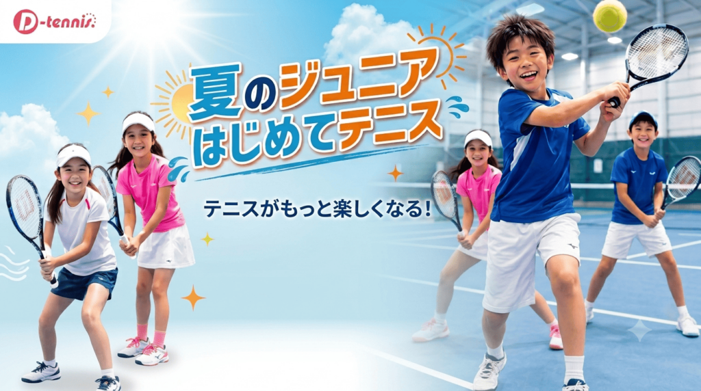 夏のジュニアはじめてテニス【体験会】